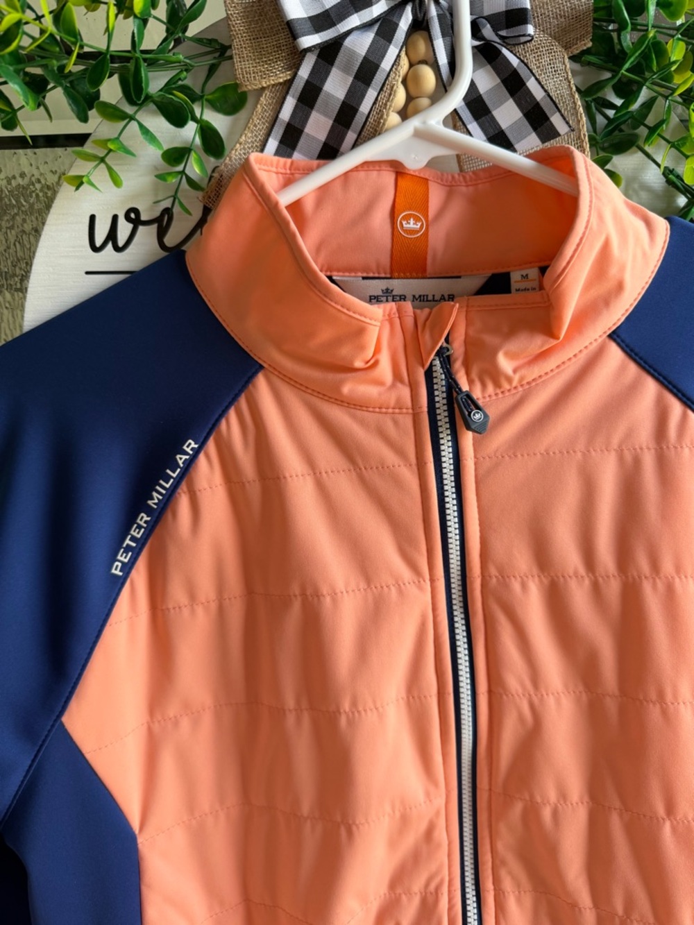 Peter Millar Crown Sport Hyperlight Merge Quilted Hybrid Golf Jacket MSRP $185